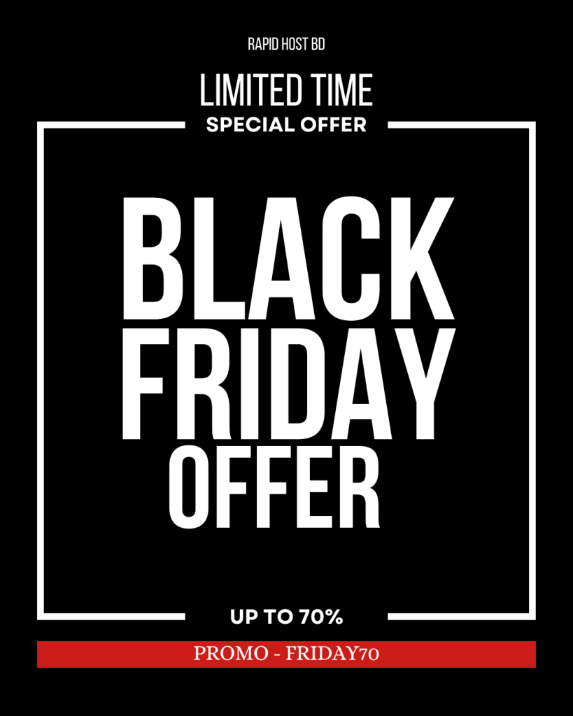 Black Friday Hosting Offer in Bangladesh 2025